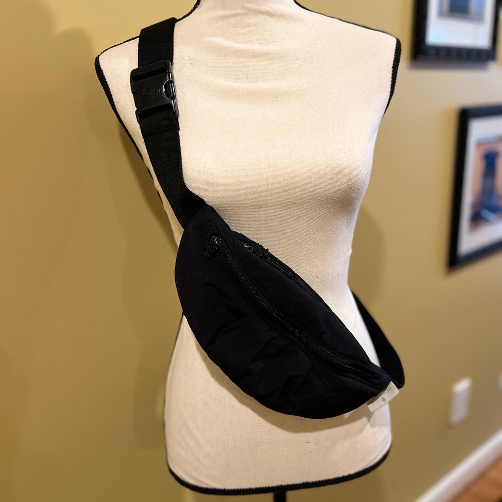 Black Crossbody or Fanny Pack